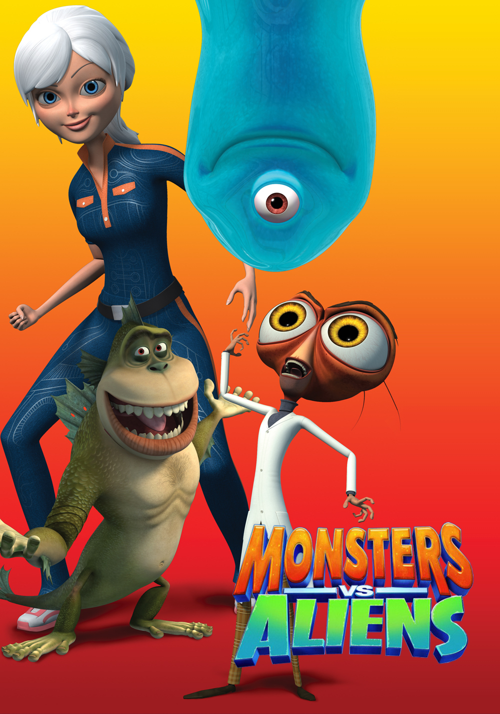 دانلود انیمیشن Monsters vs. Aliens