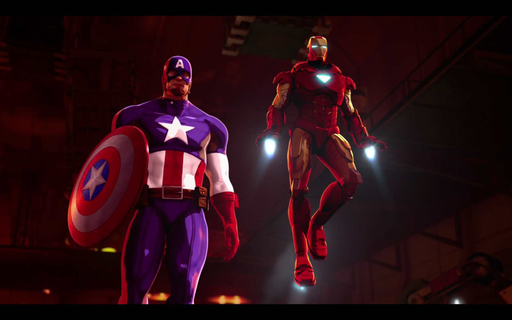 دانلود انیمیشن Iron Man and Captain America: Heroes United 2014