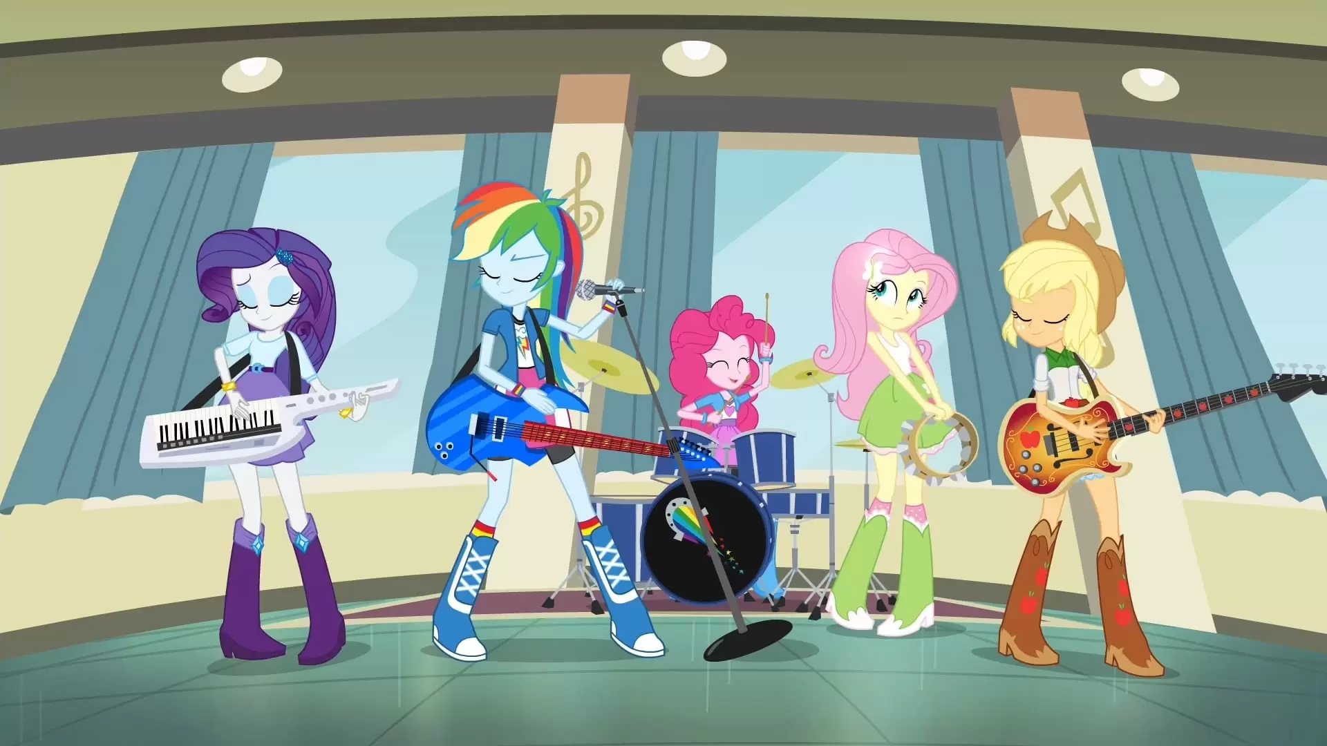 دانلود انیمیشن My Little Pony: Equestria Girls – Rainbow Rocks Animated 2014