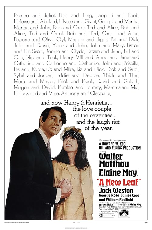 دانلود فیلم A New Leaf 1971