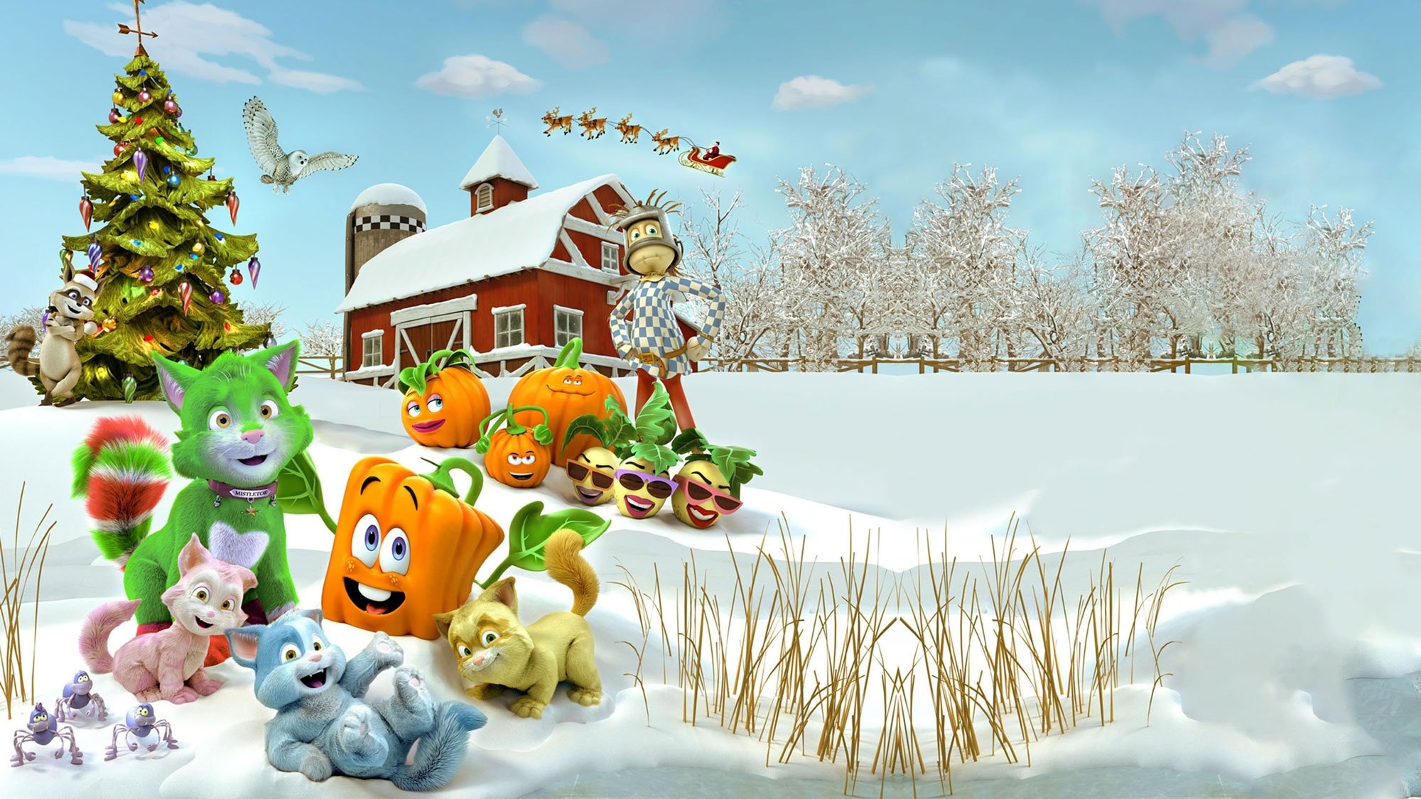 دانلود انیمیشن Spookley and the Christmas Kittens 2019